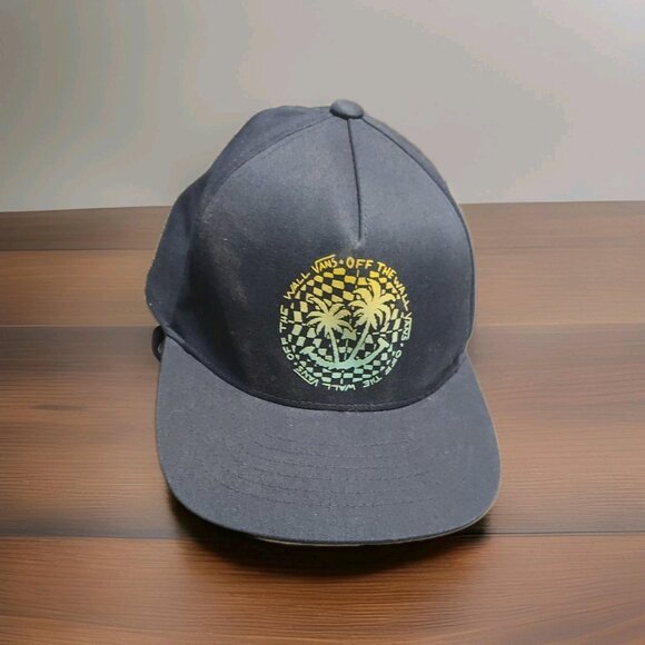Vans Other - Vans Off The Wall Blue Snapback Hat One Size Fits All Skateboard